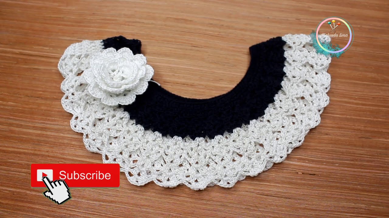 #17Super easy crochet collar/কুশিকাটার বাচ্চাদের ফ্রক গলা/Maksuda lima/Crochet baby dress yoke