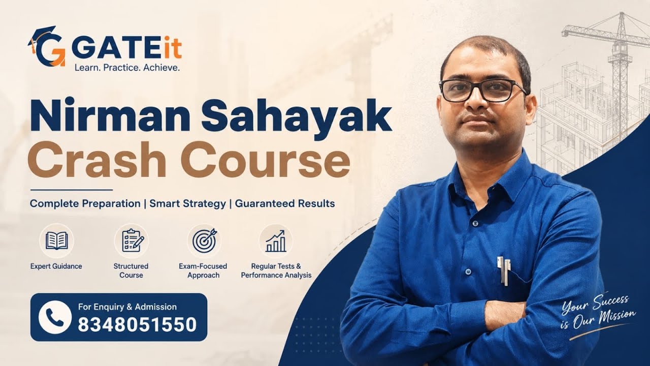 Nirman Sahayak (Tech + Non-tech) Crash Course | GATEit