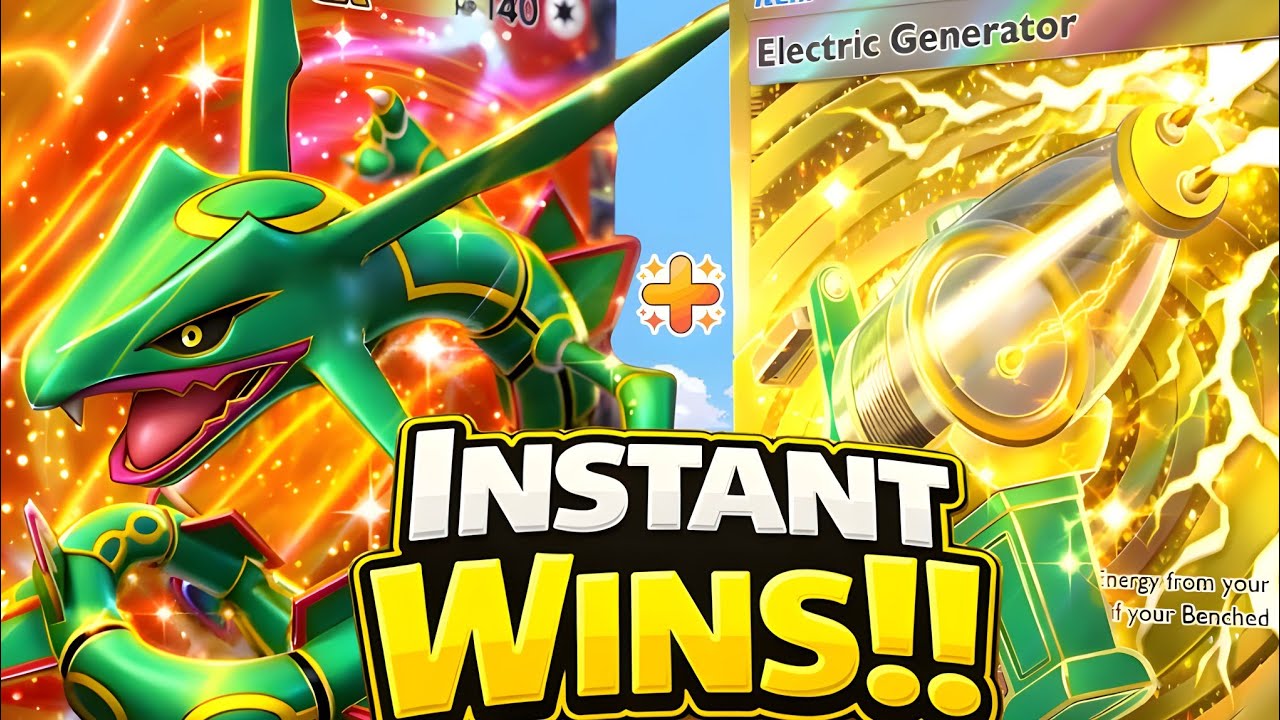6 Energy in One Turn!! RAYQUAZA is BACK to DESTROY POCKET.