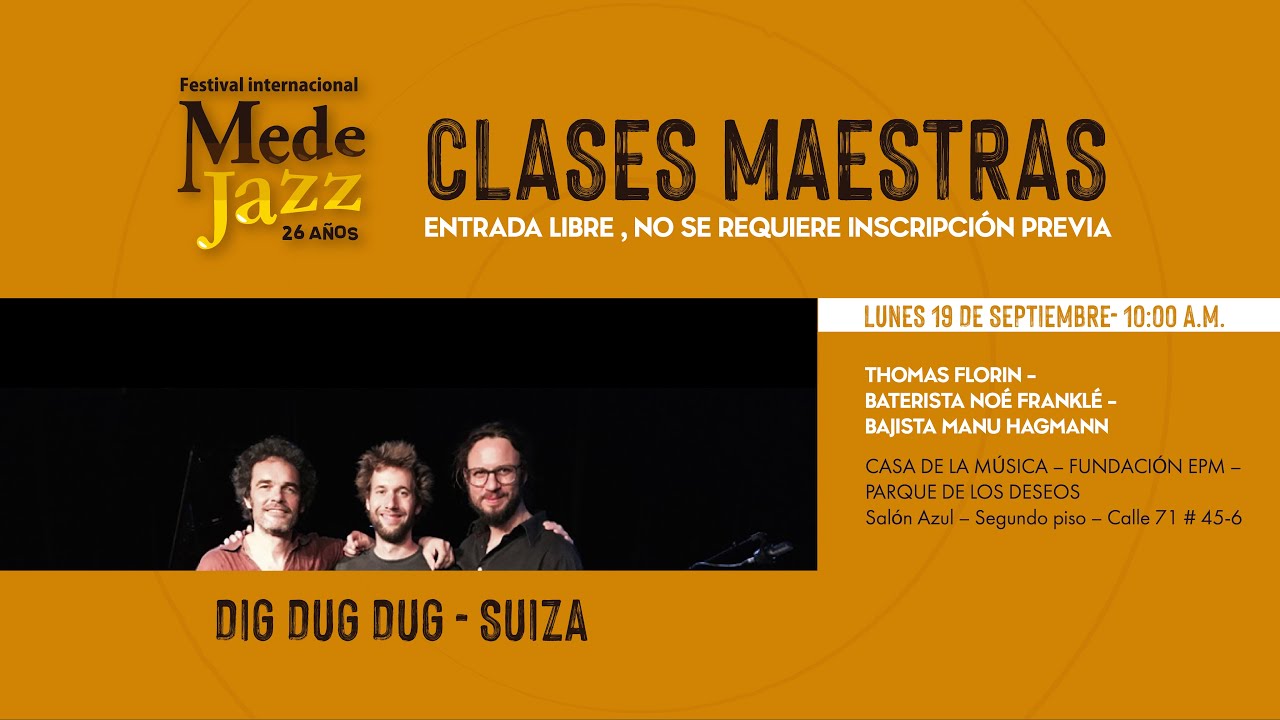 Medejazz 26 a&ntilde;os presenta: Clase maestra con 