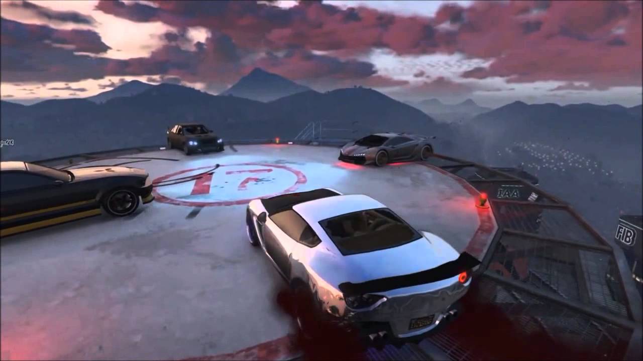 GTA V - Elimination Stunt (with WWE Commentary)