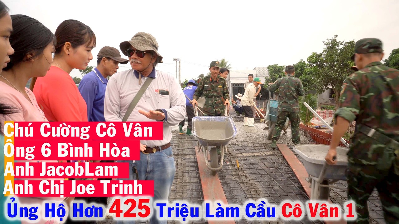 Đổ Sàn Bê Tông Cầu Cô Vân 1