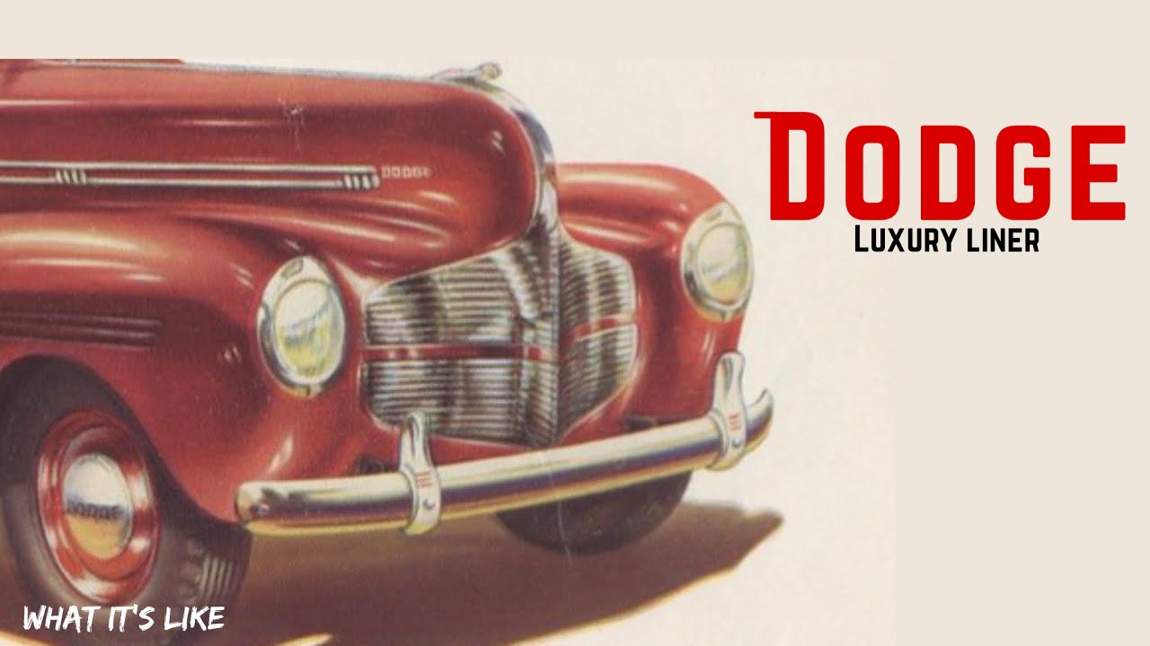1940 dodge luxury liner D14, convertible