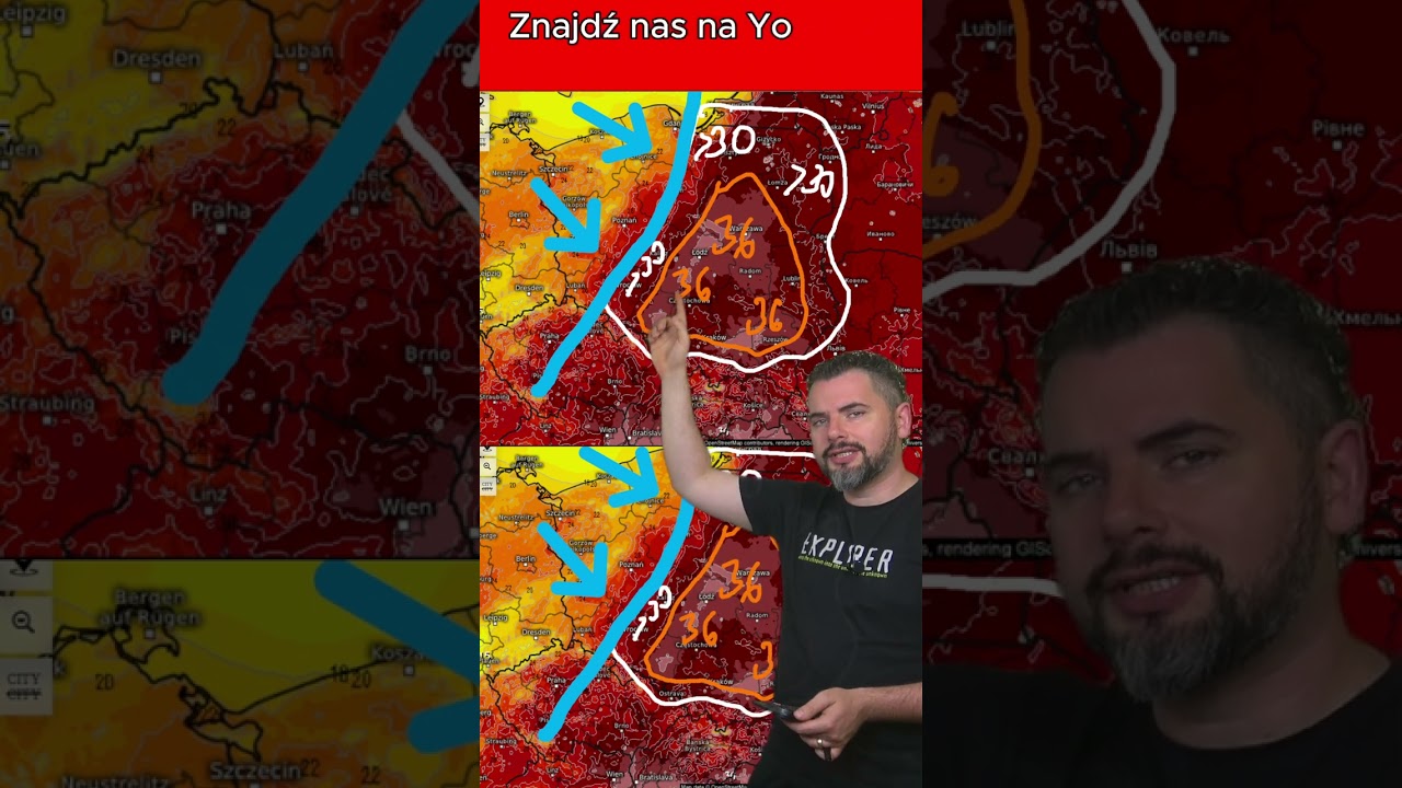 Upalnie w czwartek. #prognoza #pogoda