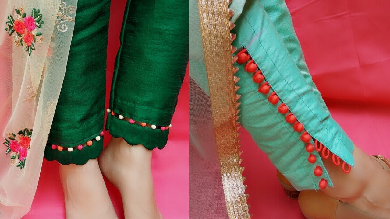 Two beautiful and trending plazzo pant's bottom designs