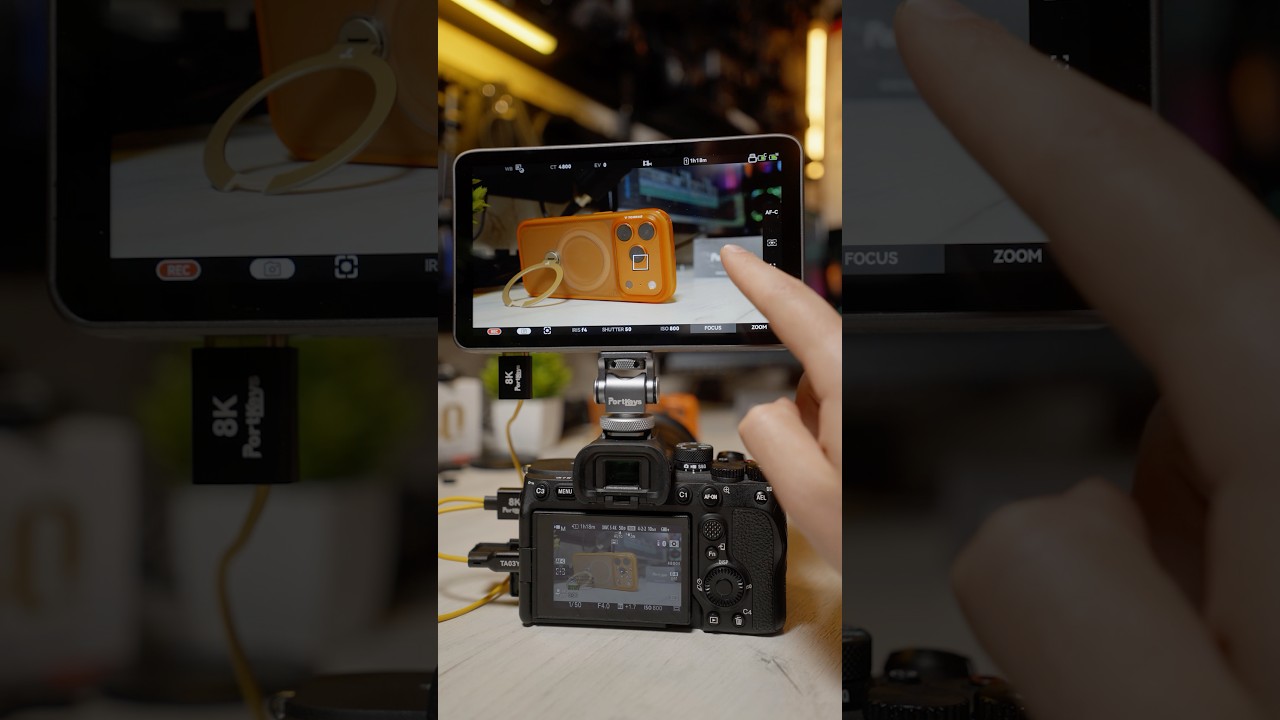 Лучший друг видеографа - монитор Portkeys LH7C накамерный для камер Sony a7V #shorts #viral