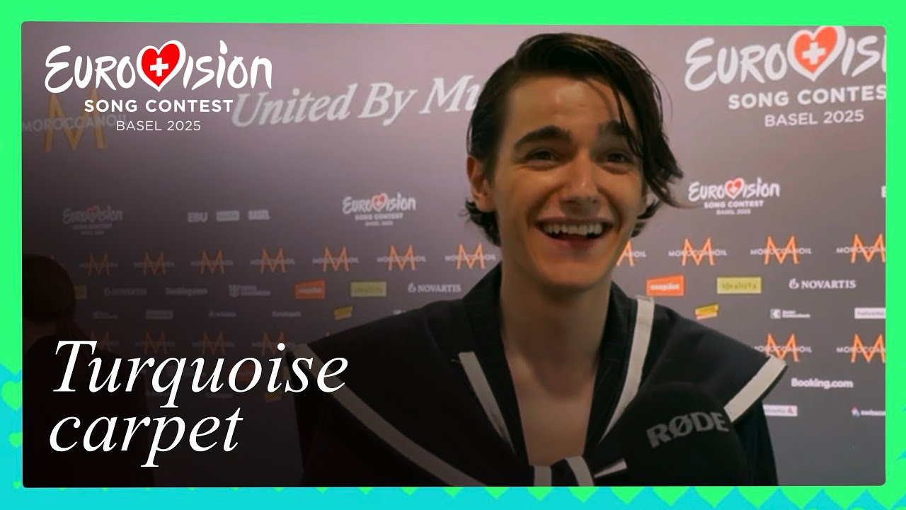 Marko Bosnjak at Turquoise Carpet 2025 | Croatia Eurovision 2025