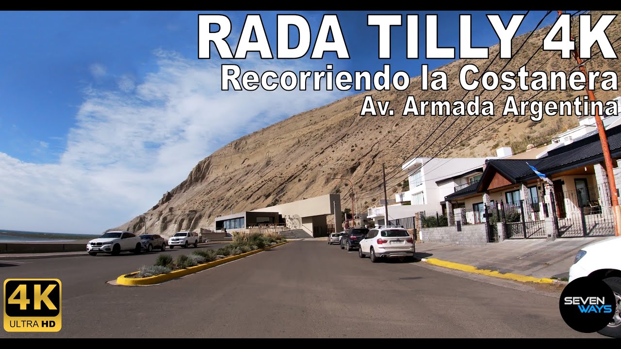 [4K] RADA TILLY - RECORRIENDO LA COSTANERA / AV. ARMADA ARGENTINA / COMODORO RIVADAVIA