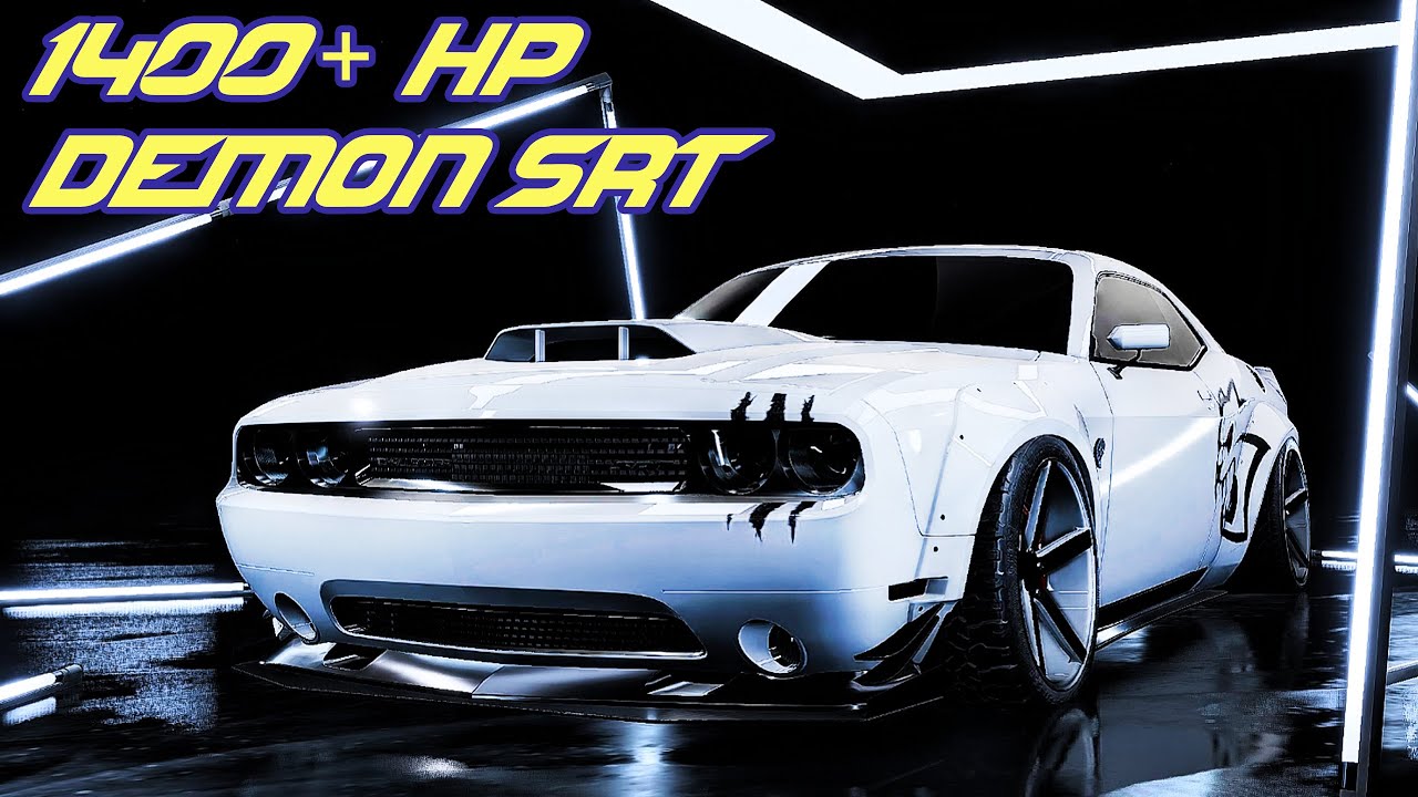 1400+ HP DEMON!!! DODGE CHALLENGER SRT8 2014 CUSTOMIZATION AND GAMEPLAY | NFS HEAT 4K 60FPS