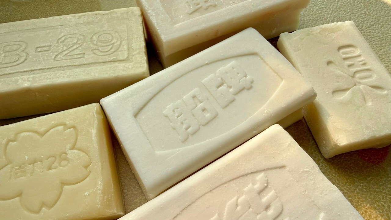 ASMR cutting dry soap/oddly carving soap/satisfying relaxing crunchy sounds/Crushing soap ASMR #4595