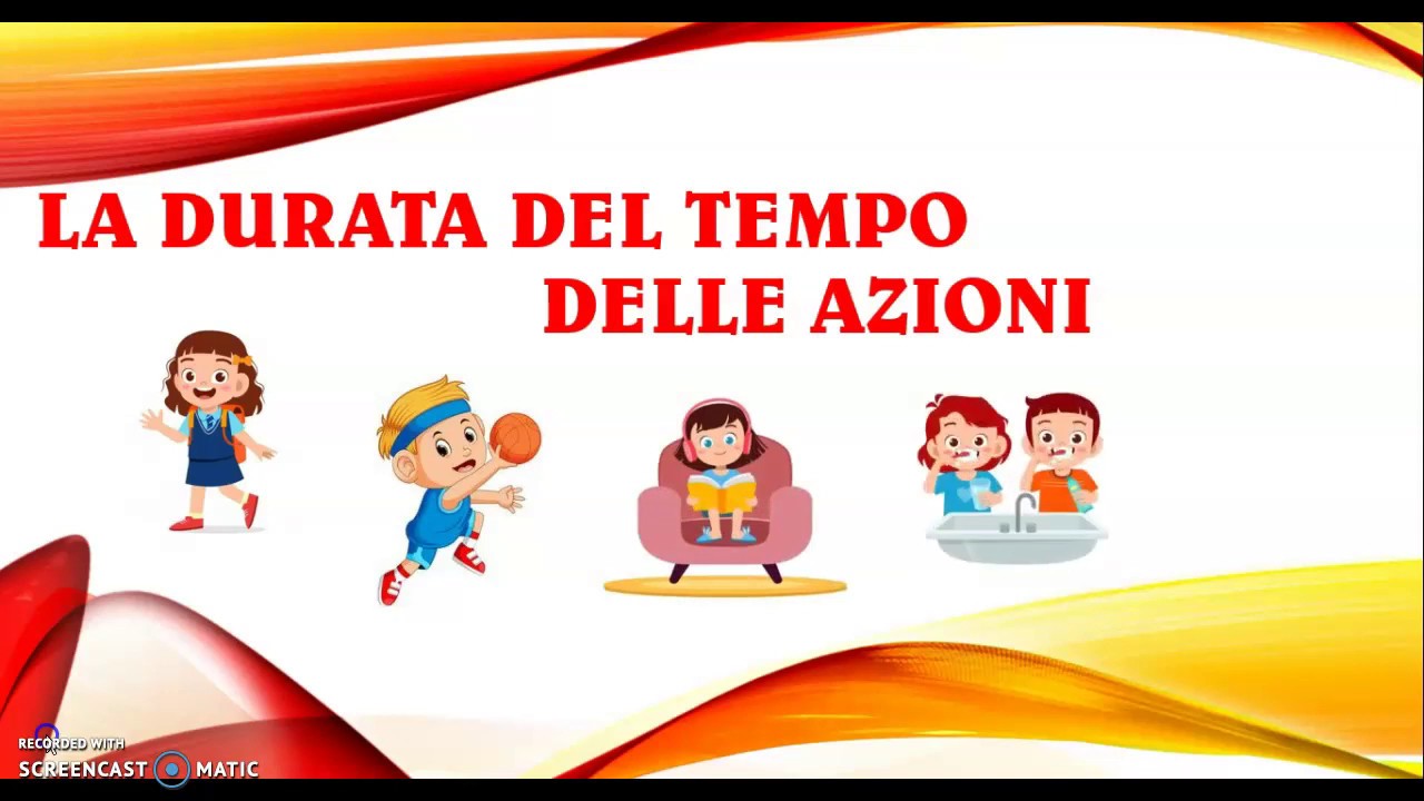 Storia - La durata del tempo delle azioni