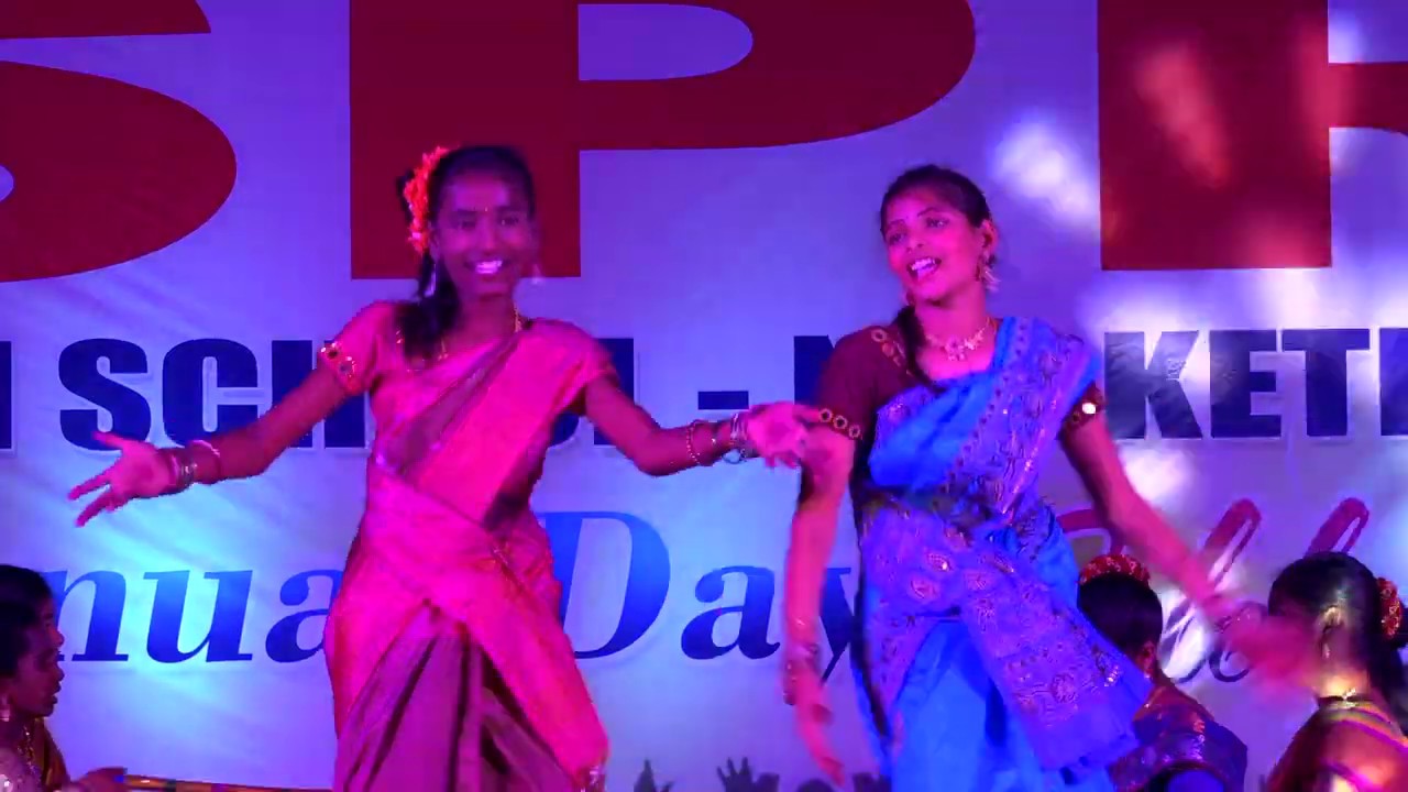 Samakka Sarakka song | spr high school Annualday 2019 | narketpally | choreography by praveen teja