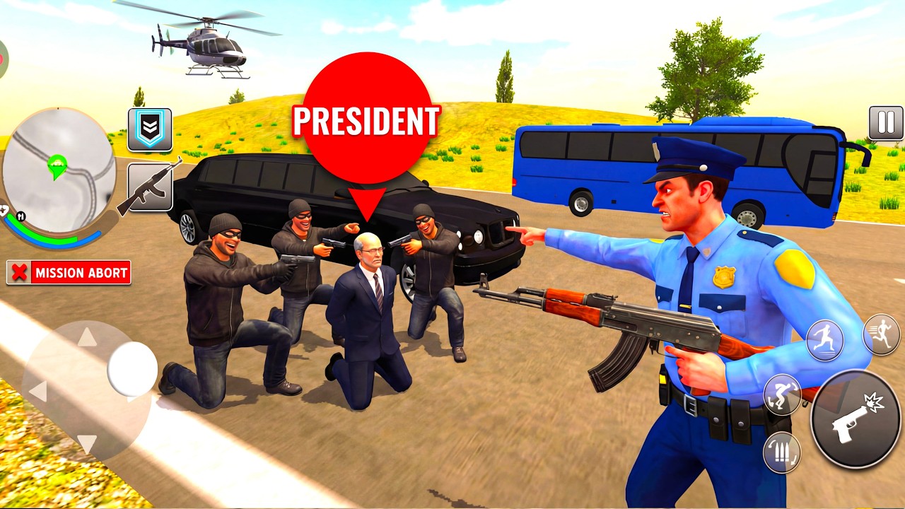 PRESIDENT IN DANGER! 🚨 Police vs Terrorists Shootout Gameplay | Xtreme Hyper
