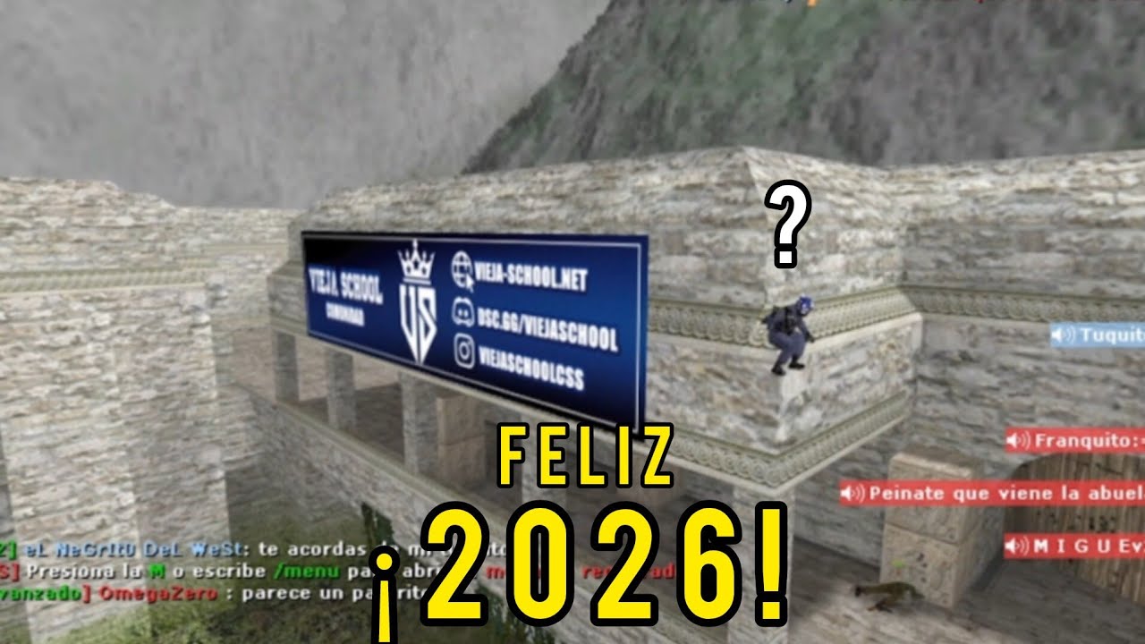 PRIMER VIDEO del 2026 - FACKAZOS, ENOJOS Y MAS - Vieja School - Counter Strike 1.6