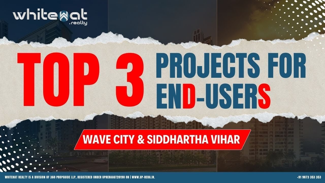 Top 3 Projects Loved by Home Buyers in Ghaziabad | WhiteHat Realty #Real Estate