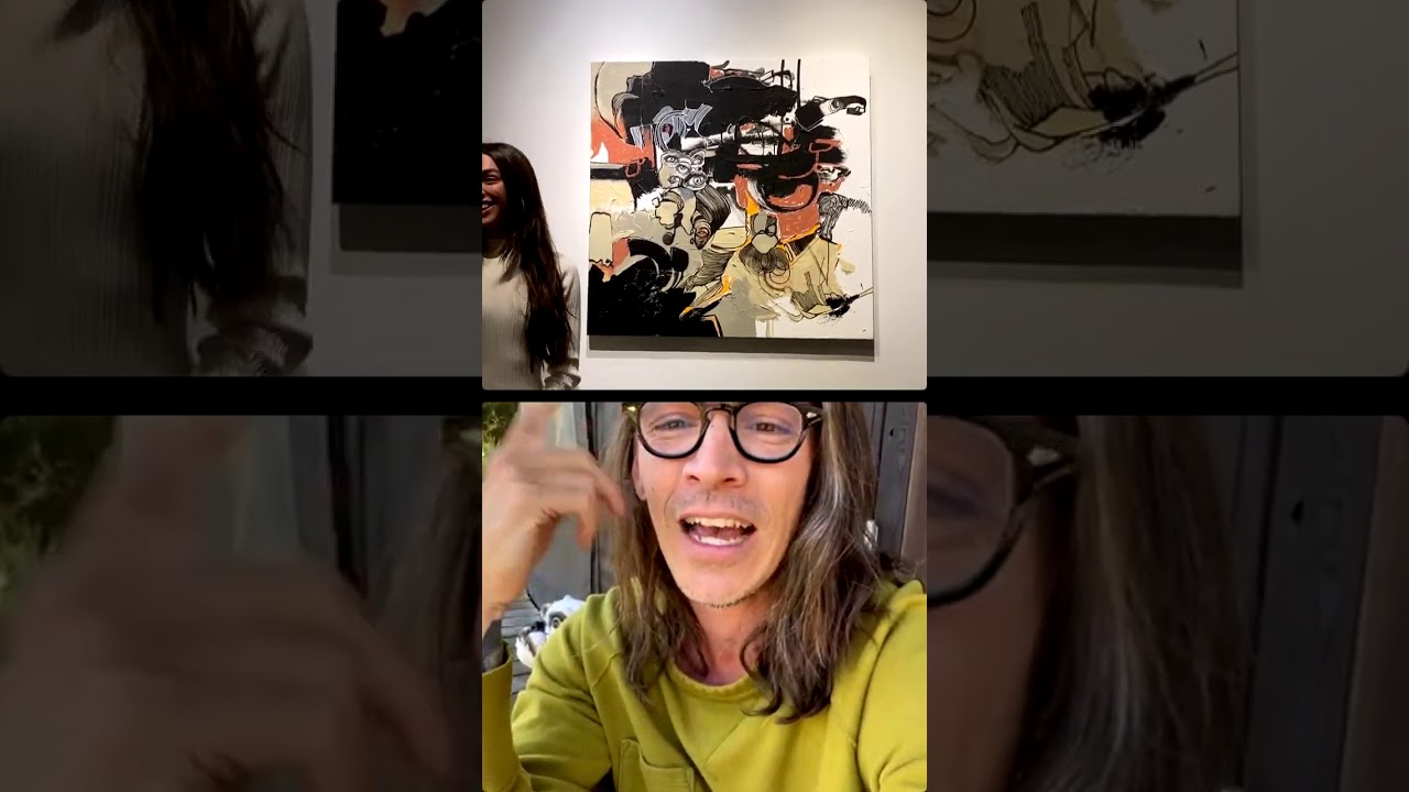Brandon Boyd on Samuel Lynne Galleries' Instagram live. March 5, 2021.