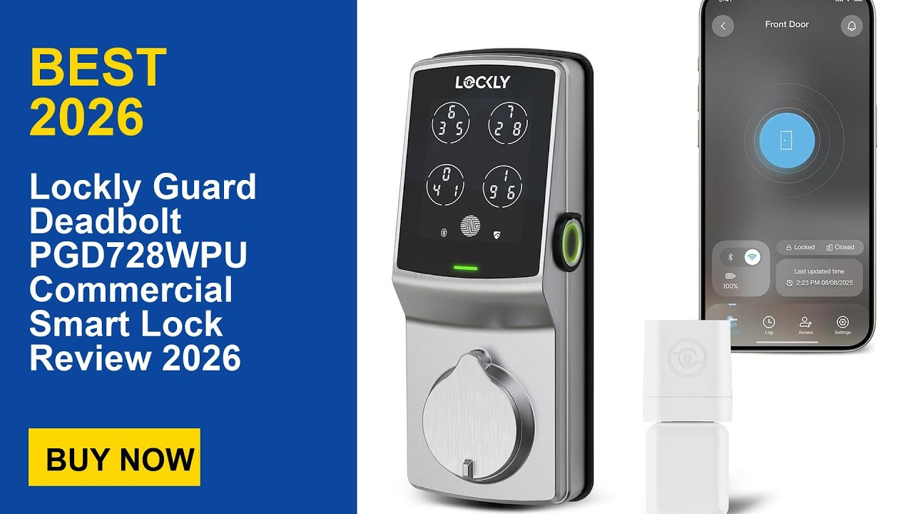 Lockly Guard Deadbolt PGD728WPU Commercial Smart Lock  Review 2026
