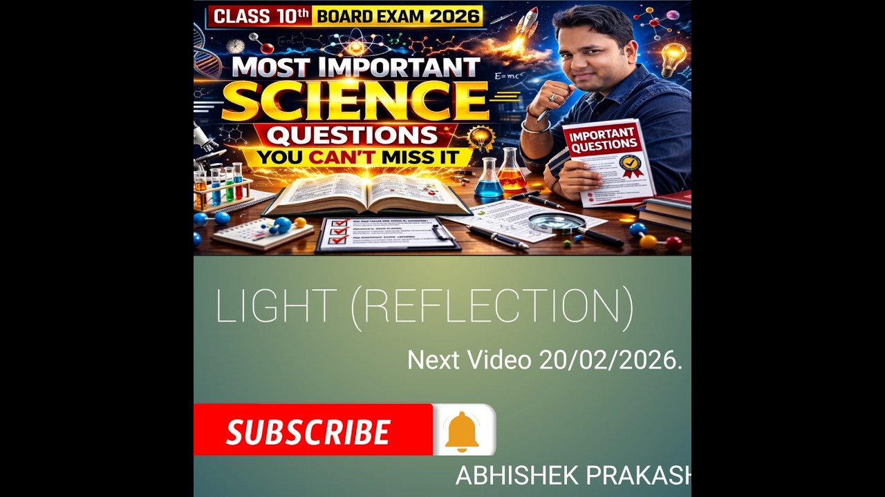 LIGHT , CLASS X. 15 Important Questions