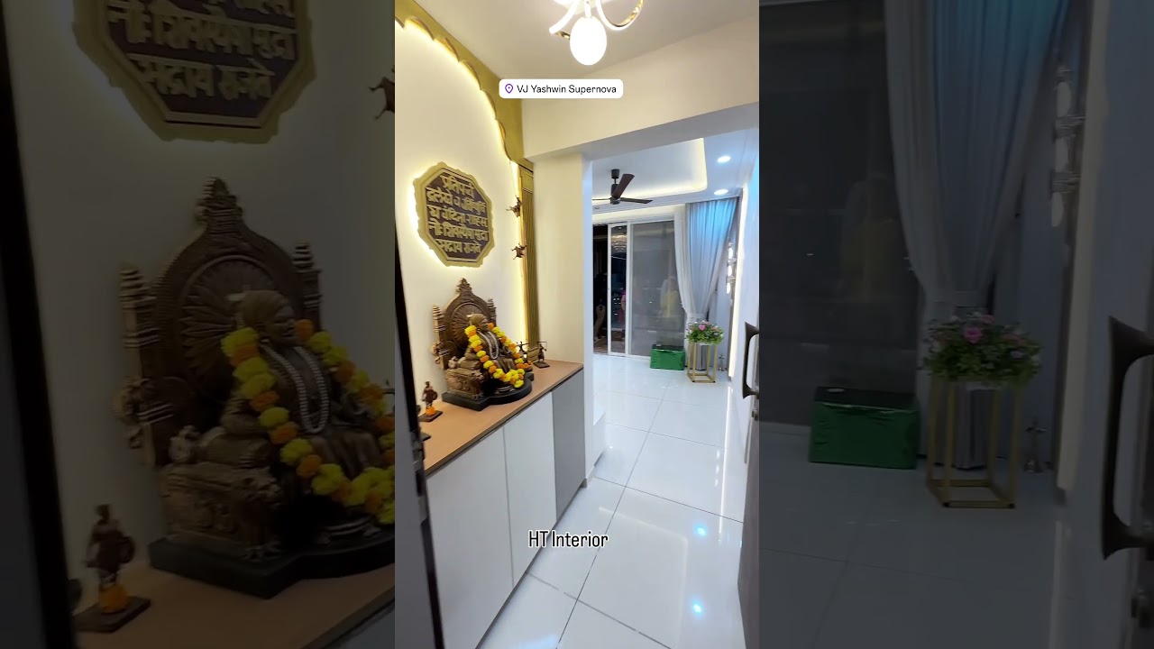 Recently completed 3bhk at Vj yashwin supernova wakad #homedesign #htinterior #vjyashwinsupernova