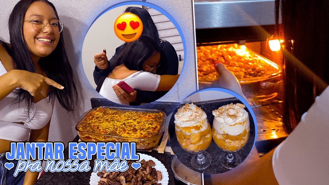 FIZEMOS UM JANTAR ESPECIAL PRA NOSSA MÃE! 😍