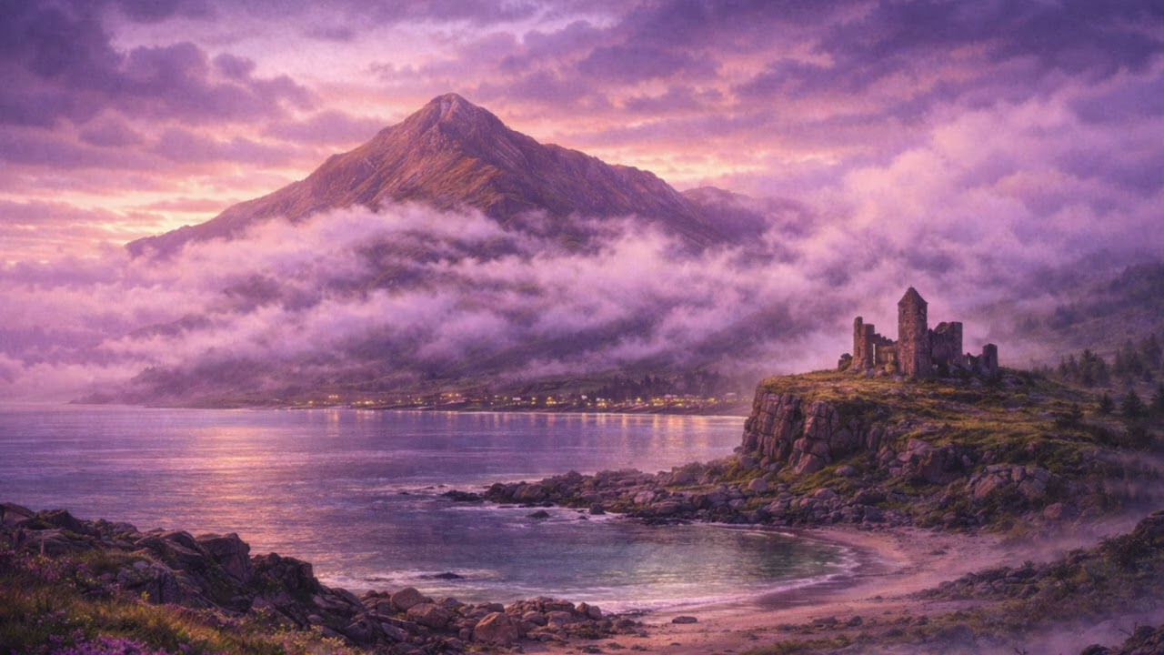 Low Clouds on the Isle of Arran | Scottish Ambience Music | Landmarks of Scotland