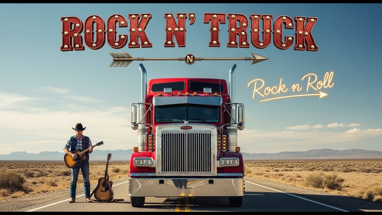 Rock N Truck – Fast Lanes and Fading Sunsets – Country Rock Songs for the Open Road #RoadMusic