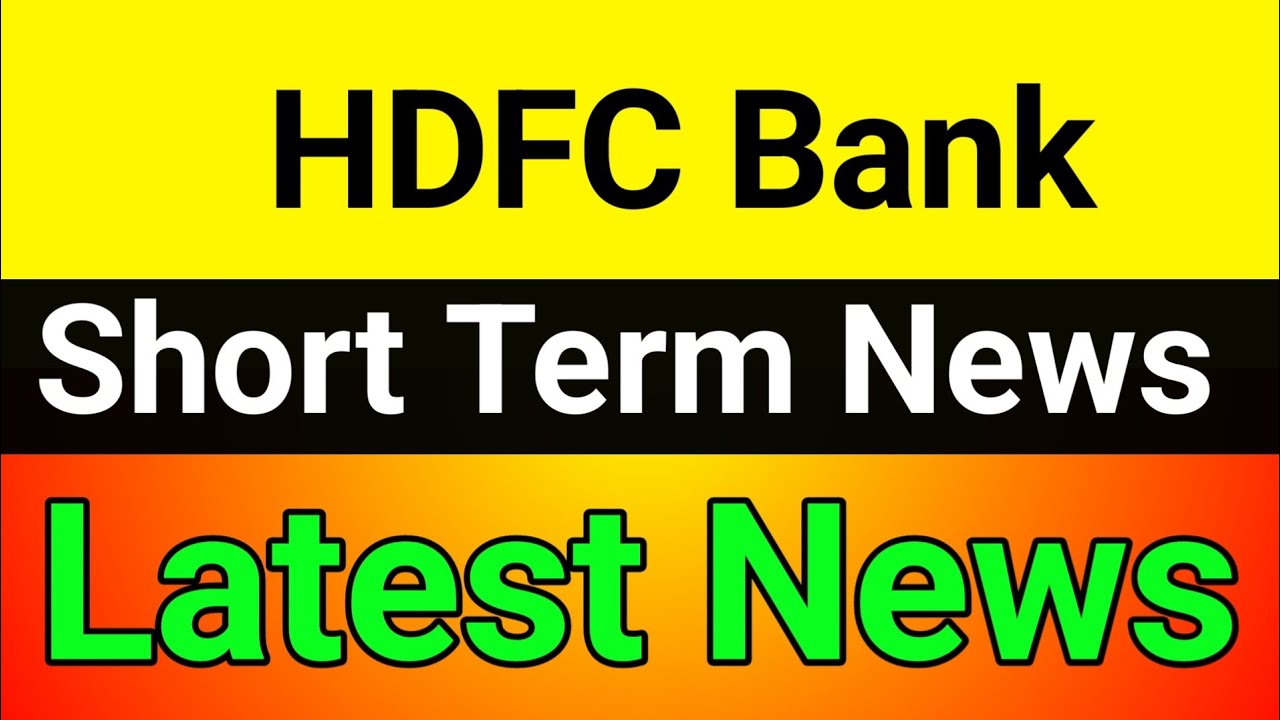HDFC Bank share🪀hdfc bank share news🔥 hdfc bank share news today