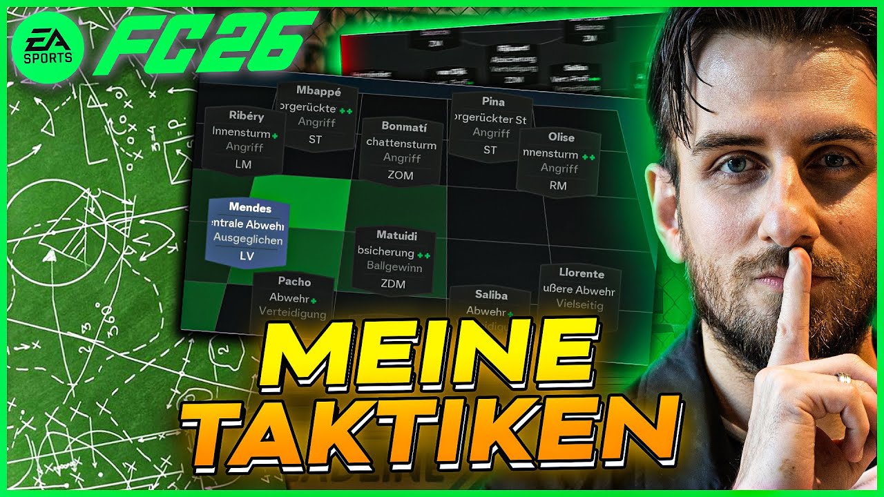 Beste Taktiken in EA FC 26 🔥 | Meine Meta Formationen & Anweisungen!