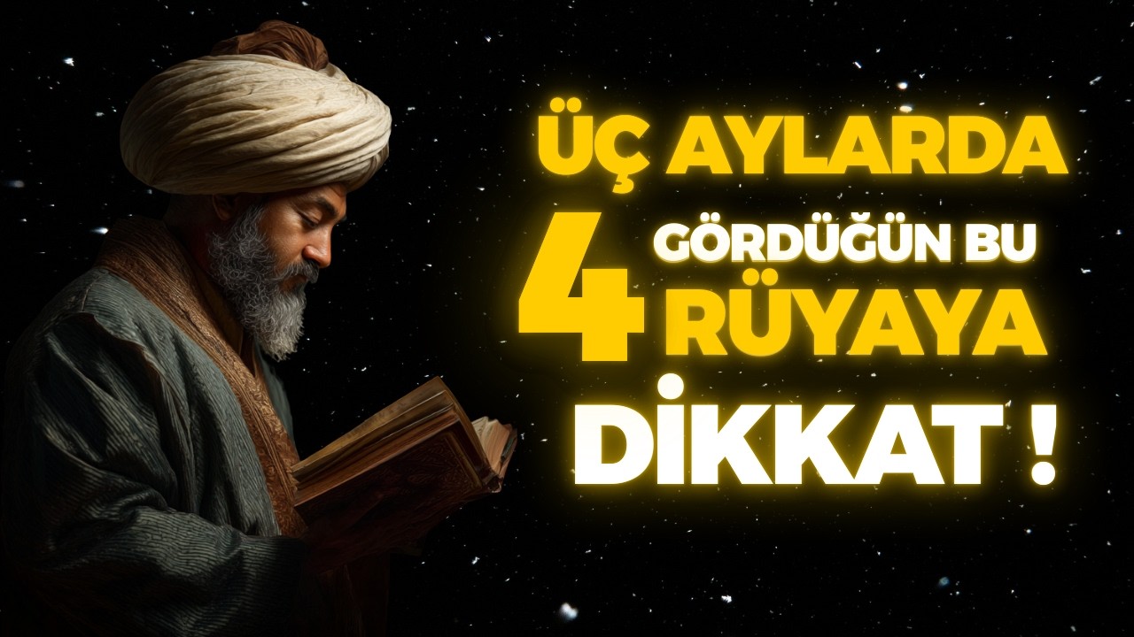 BU RÜYAYI GÖRDÜYSEN DİKKAT! ÜÇ AYLARDA GÖRDÜĞÜN BU 4 İŞARETÇİ RÜYADAN KORKMA! | İBN ARABİ
