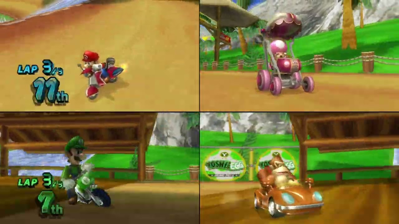 Mario Kart Wii ✦ 4 Players #594 Shell Cup 150cc