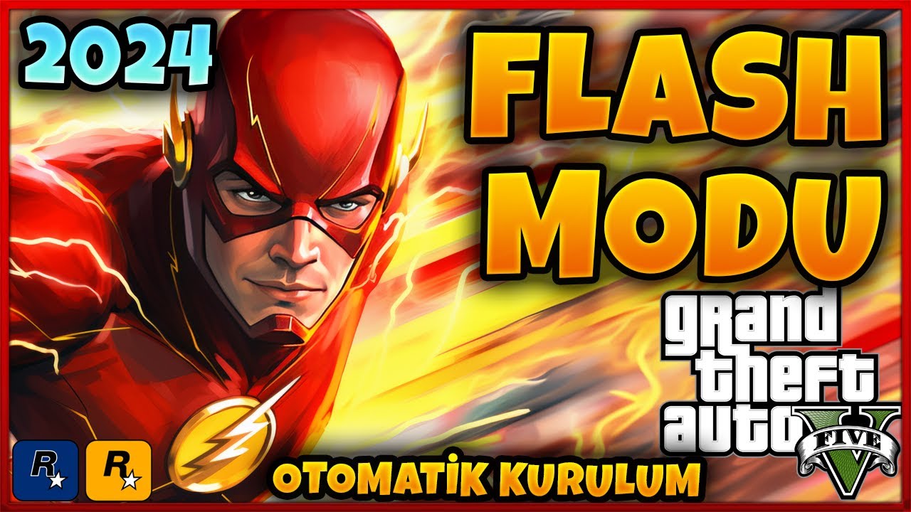 Kurulum |GTA 5 Flash Modu Kullanma Yükleme Rehberi | Epic |Steam | Social Club | 2024 | v3095