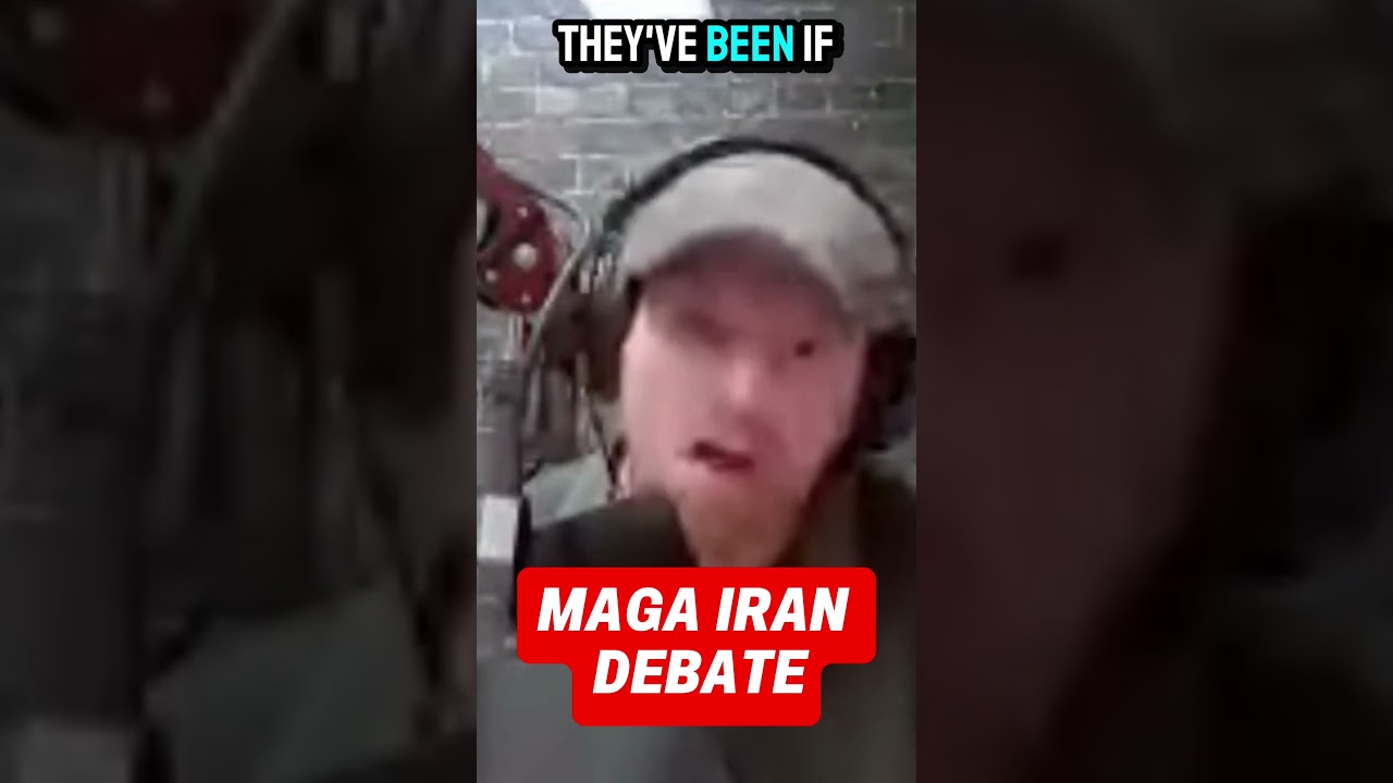 Heated Iran debate with MAGA caller! #maga #donaldtrump #trump