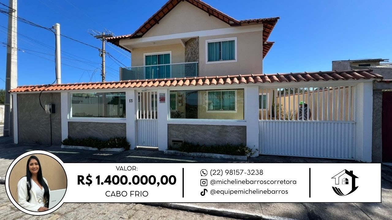 Morar de frente pro paraíso? Descubra essa casa em Cabo Frio!