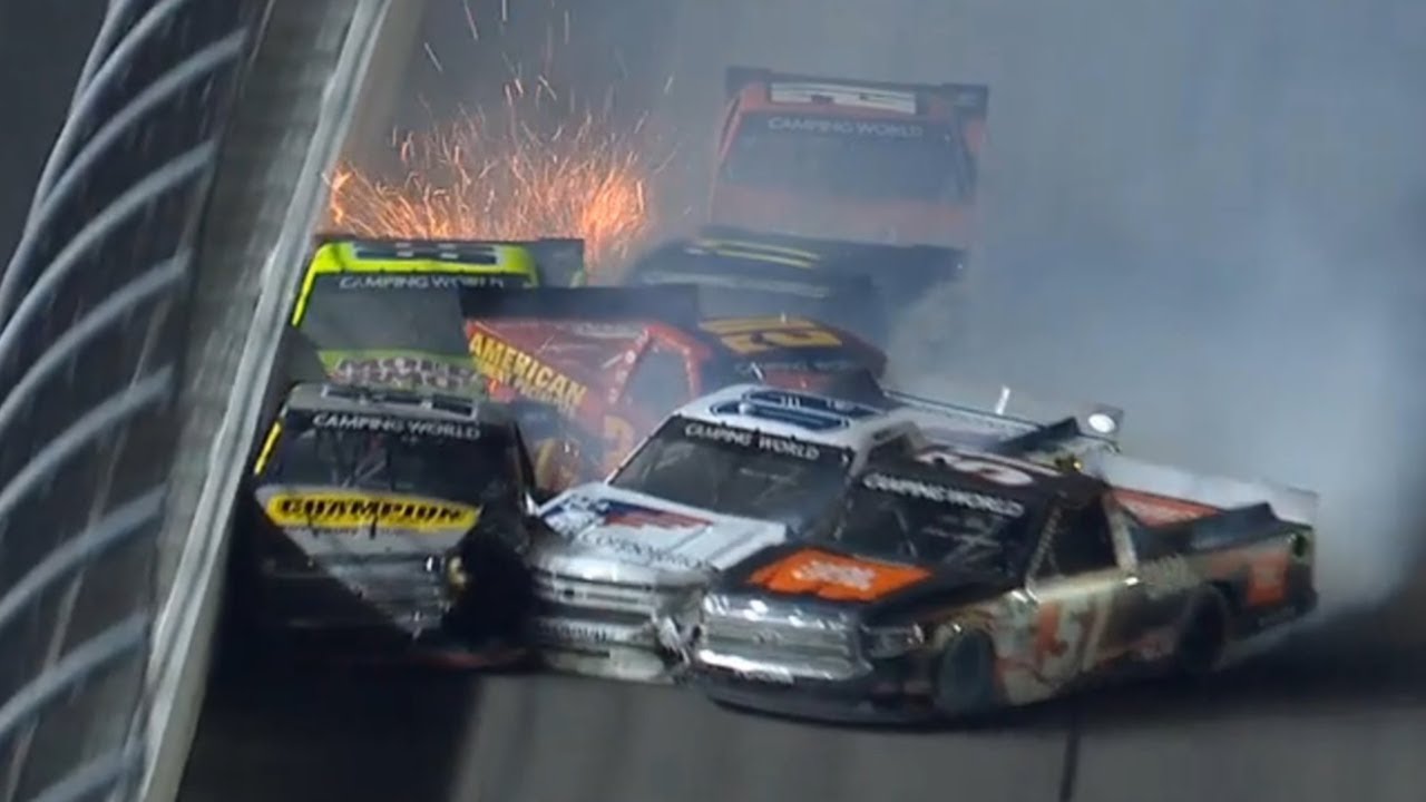 NASCAR Truck Series - Daytona - Crashes And Spins (2021)