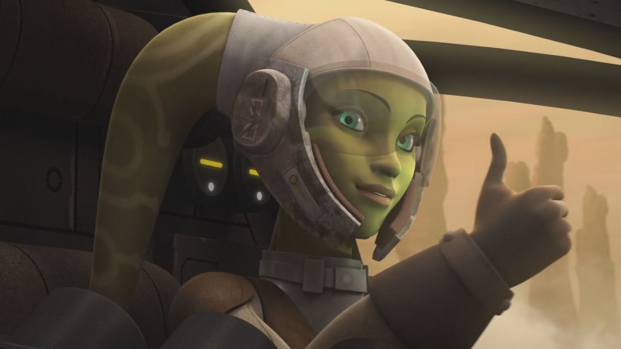Star Wars Rebels - Hera testing the B-Wing prototype [1080p]