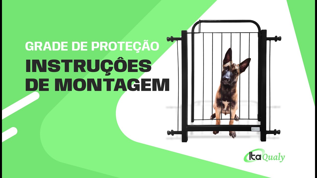 Video tutorial montagem do Port&atilde;o Pet (grade de prote&ccedil;&atilde;o)