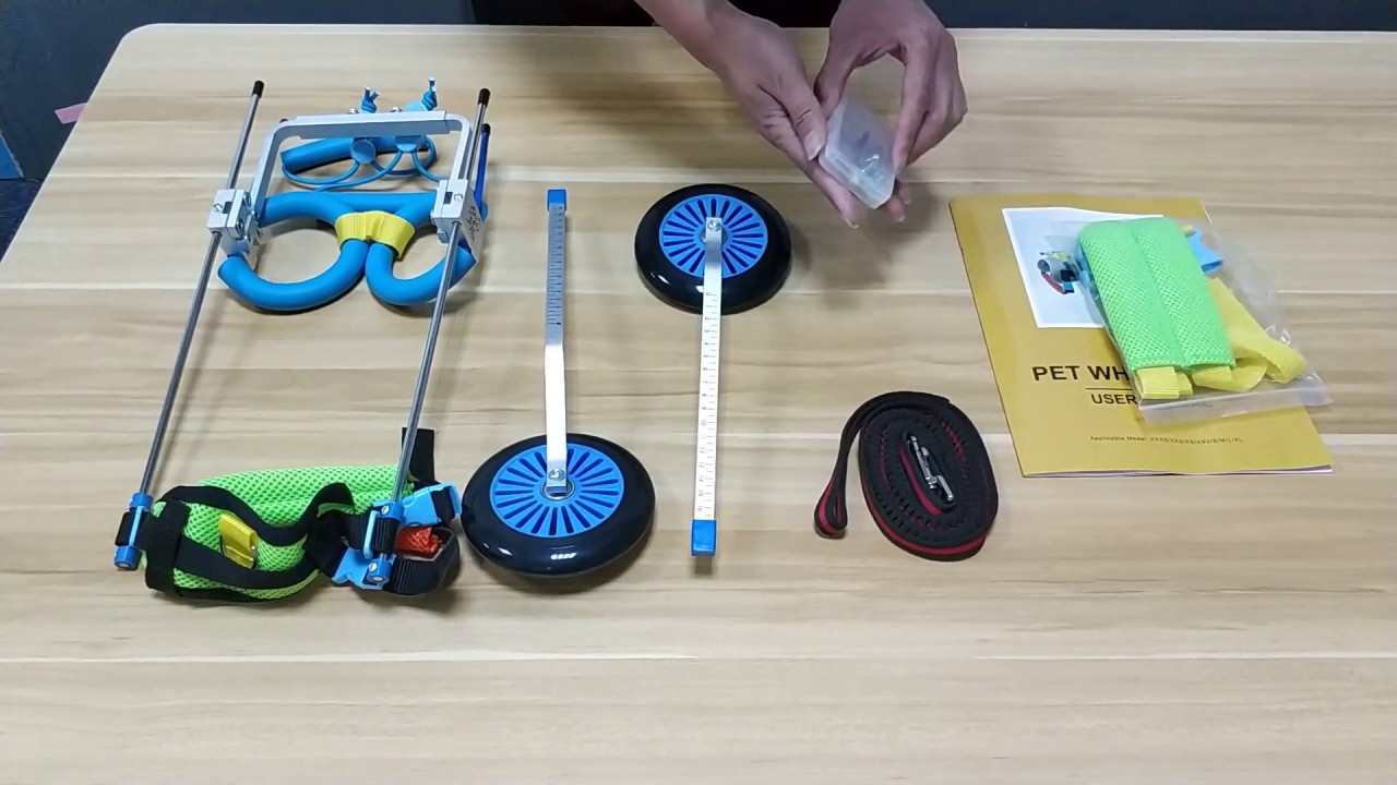 SURPCOS Dog Wheelchair Installation Video (2 wheels)