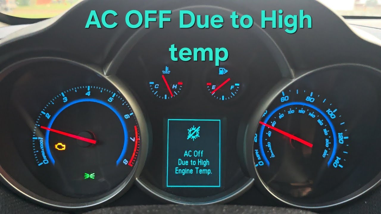Отключение кондиционера из-за высокой температуры двигателя. Как заменить датчик температуры охла...