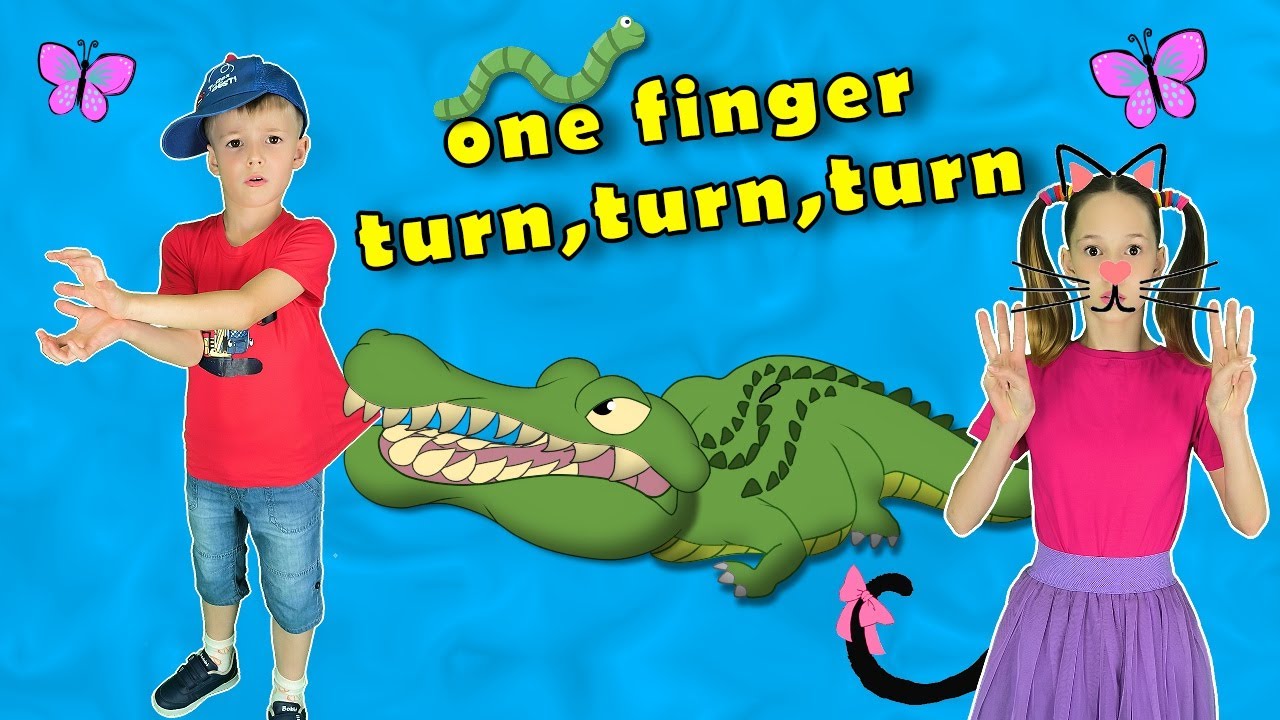 One Finger, Turn Turn Turn | Fingerplay Kids Song | Finger Family Song | Kids Songs & Nursery Rhymes