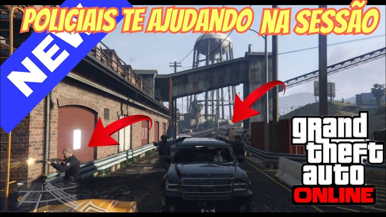 *Glitch insano* como fazer os policiais   ajudarem na sessão  pública no gta5online #gta #gtaonline 