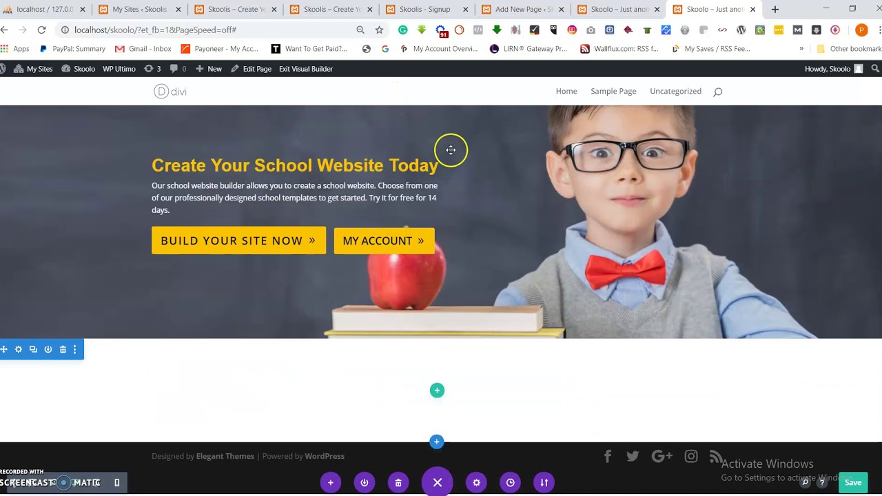 How to create a WordPress Multisite using Divi theme and Wp Ultimo: Lesson 4a