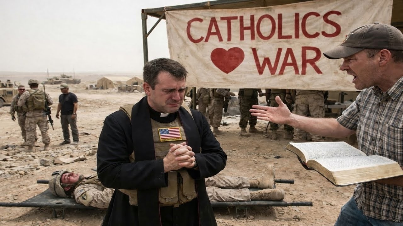 Protestants Accuse Catholics of Supporting War — A Priest Calls It Out