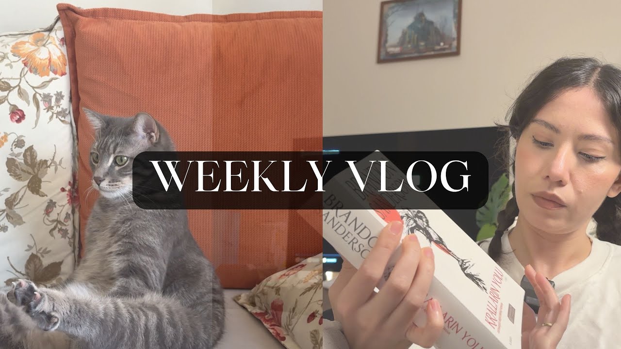 Ajandalar, kitap okumak, Kumru AI, Ankara  | Weekly Vlog #6