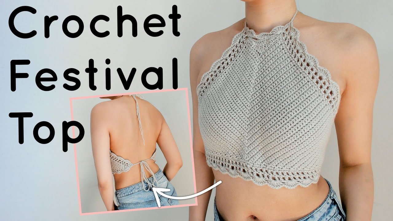 Crochet Festival Top | Tutorial DIY