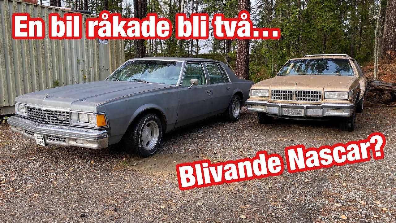 Råkade köpa två Chevrolet Caprice för att kunna bygga en Nascar clone.