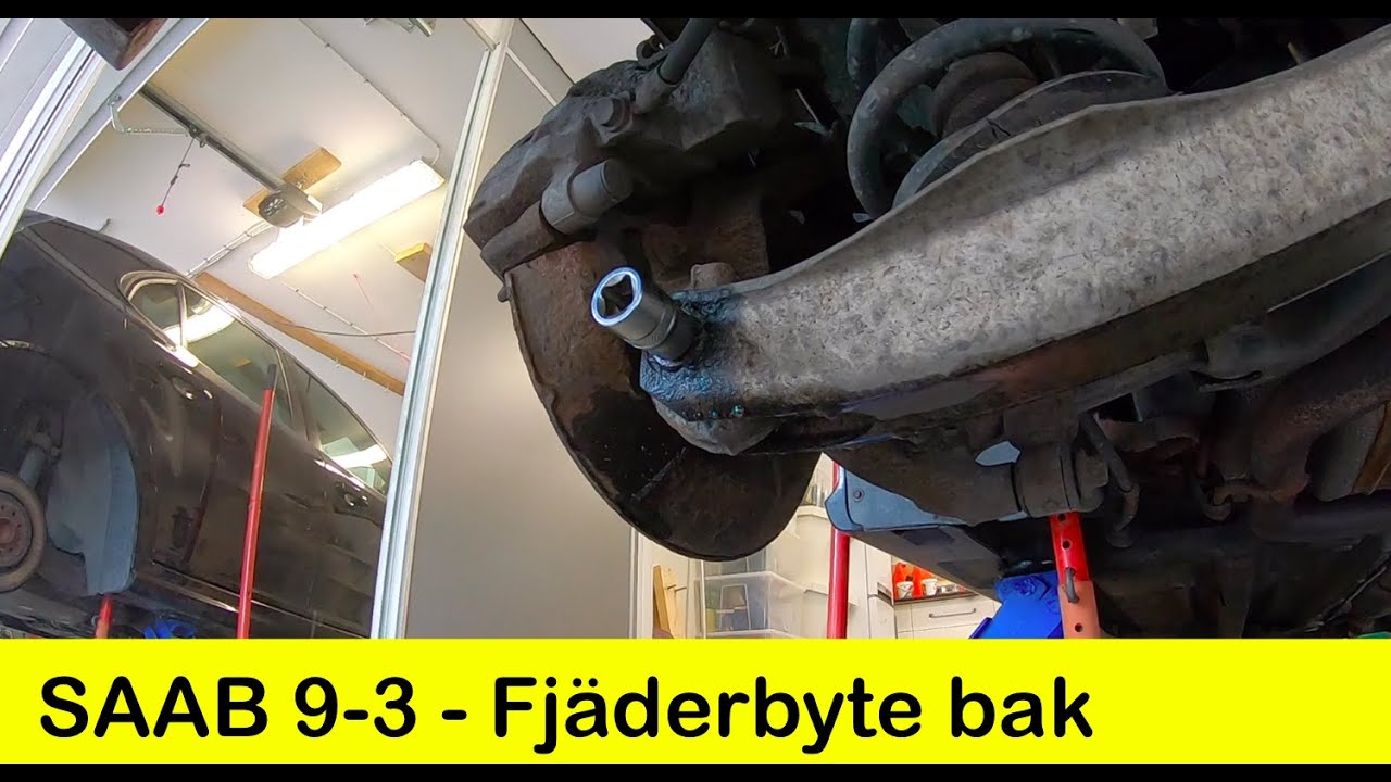 Fjäderbyte bak Saab 9-3 2009 - Hur enkelt som helst