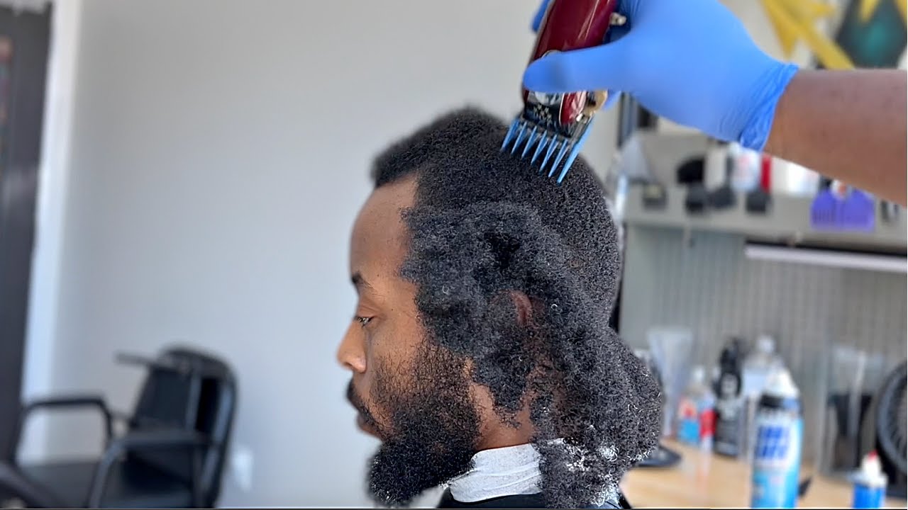 HOW TO TAPER A FRO HAIRCUT | DETAILED BREAK DOWN | BARBER TUTORIAL |