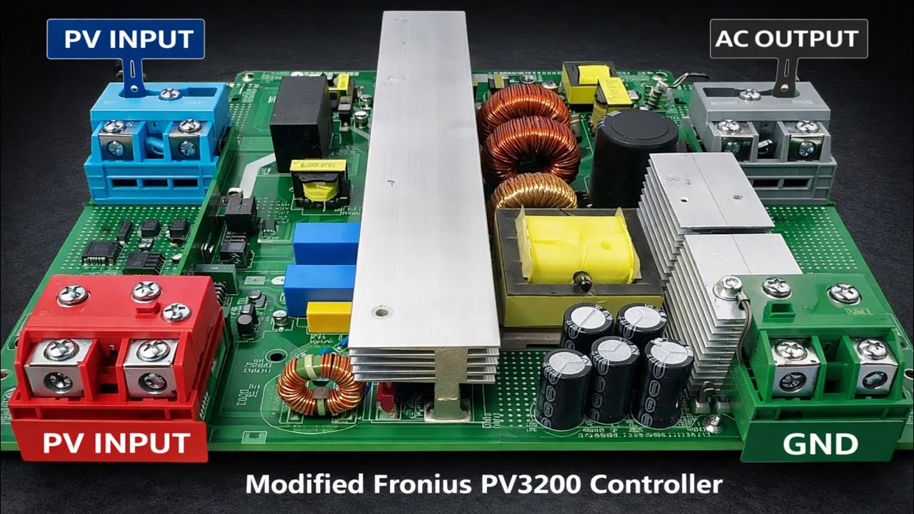 Modified MPPT Controller | MPPT Repair & Upgrade Complete Guide | Modified fronus pv3200 controller