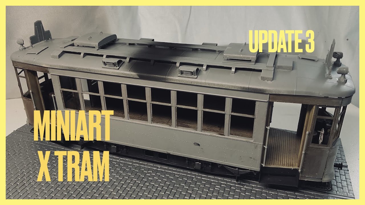 MINIART X TRAM  diorama base ( STEP BY STEP BUILD update 3 )