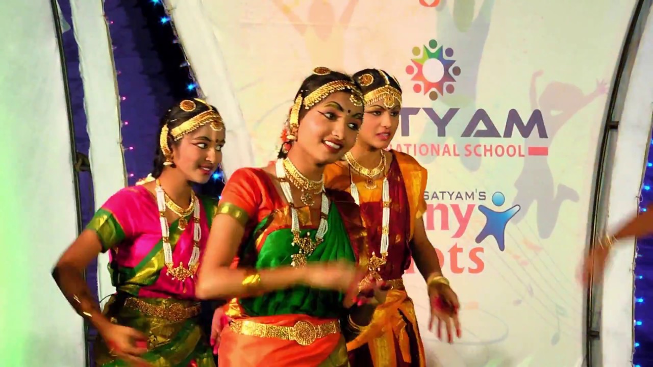 suklam baradharam Vishnum | Welcome Dance | Satyam International School - Ballary | Parva 2018
